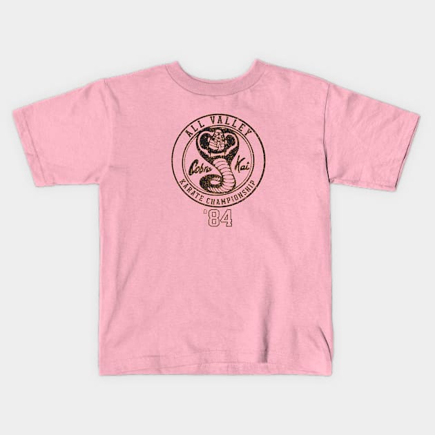 COBRA KAI Kids T-Shirt by hellerhazel